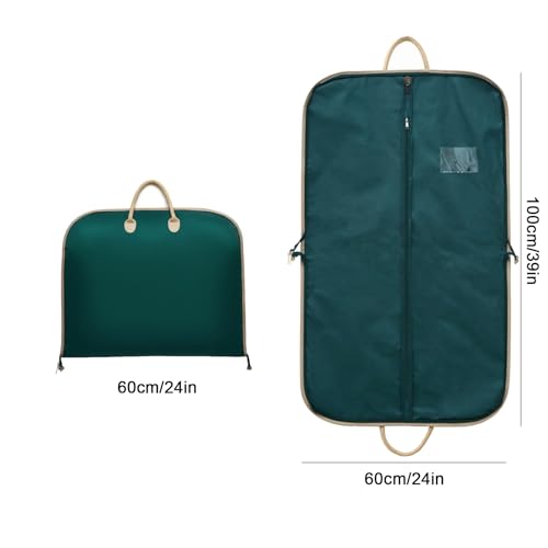 Travel Garment Bags, Travel Hanging Garment Bags Foldable, Dust and Moisture Proof, with Card Slot, for Jackets, Shirts, Suits2