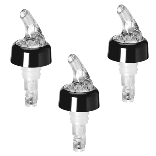 Set di 3 Versatori Per Bottiglie Dosatori, Misuratore di Vino Trasparente Da 30 Ml, Beccuccio Versatore Automatico Per Bottiglia di Vino Bevande Cocktail Alcolici Erogatore Automatico