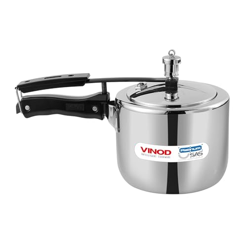 Image of Vinod Platinum Europa Triply Stainless Steel Inner Lid Pressure Cooker 3 L