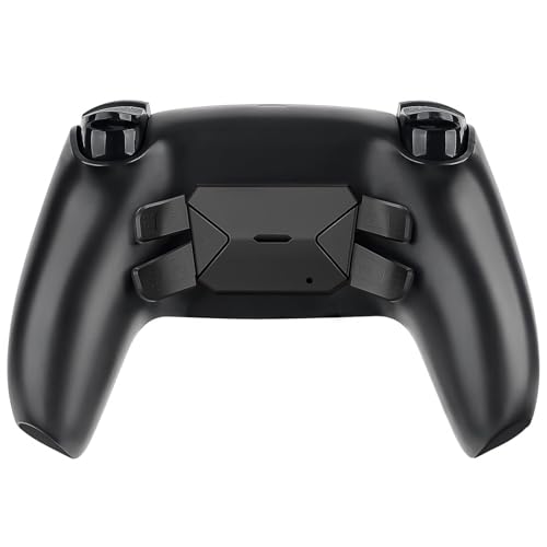 inRobert Programmable Remap Back Paddles Kit for PS5 Controller BDM 010 & BDM 020, 4 White Upgrade Back Button Attachment for PS5 Controller (black)