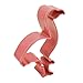 R&M Flamingo Cookie Cutter, 4-Inch, Pink with Brightly Colored, Durable, Baked-on Polyresin Finish
