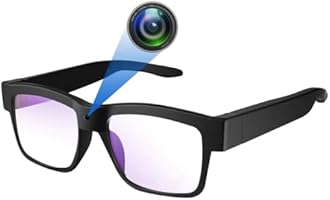 KLSYQ Camera Glasses Smart Video Recording Glasses-Outdoor Sport Glasses with Camera Wearable Eyeglass (Include 32G Memory Card)