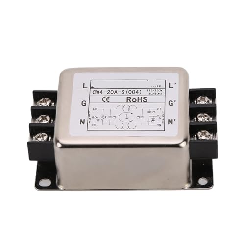 Filtro de fuente de alimentación monofásico CW4-20A-S 004 AC 220V