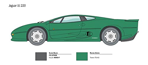 Italeri 3631S - 1:24 Jaguar XJ 220, Modellbau, Bausatz, Standmodellbau, Basteln, Hobby, Kleben, Plastikbausatz… – Bild 5
