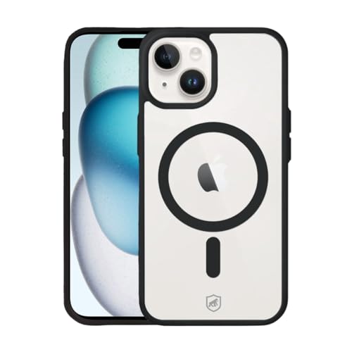 Gshield | Capa compatível com MagSafe para iPhone 15 (Preta)