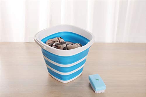 Image of A Unique Product Range 2020 Design Collapsible Foldable Silicone Circle Buckets For Fishing /Car Washing /All Other Home /Garden Activities (Random Color,10L)