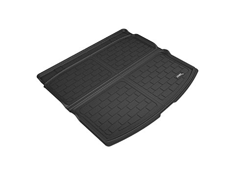 3D MAXpider Stowable Cross Fold Custom Fit All-Weather Cargo Liner for Honda CR-V CRV 2017-2022 Upper Section- Kagu Black