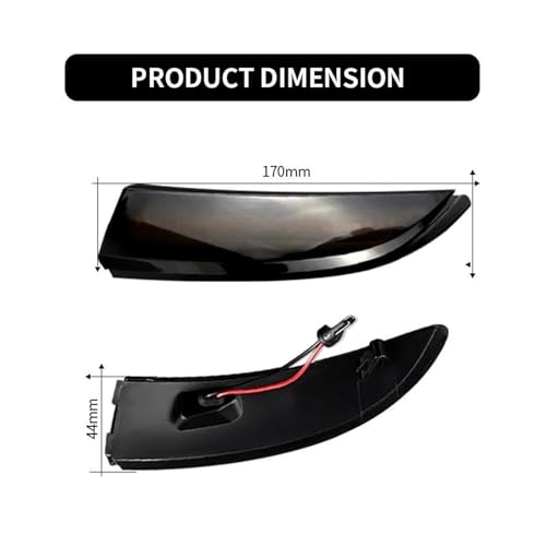 Clignotant dynamique LED répétiteur rétroviseur Ford Fiesta 2008-2017 B-Max - 3