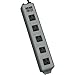 Tripp Lite 5 Outlet Waber Switchless Industrial Power Strip, 6ft Cord with 5-15P Plug (602),Black