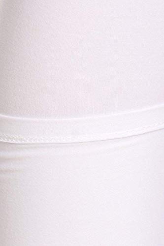 Image of Leggings Depot Women's High Waist Leggings Soft 1 inch Waistband Solid Pants - Regular, Plus, 1X3X, 3X5X