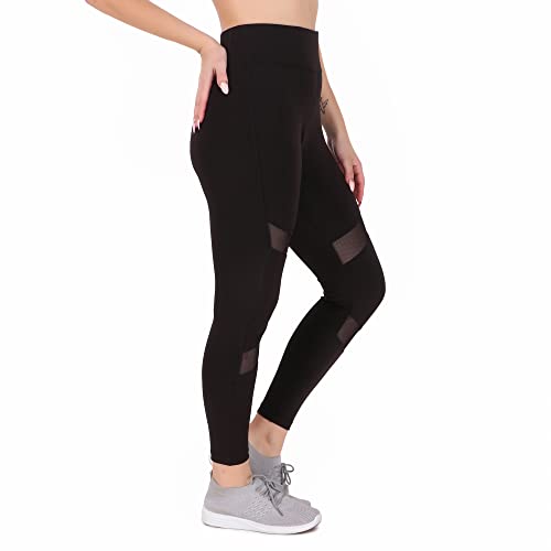 Image of Women's Jegging Multi Net Strip High Waisted 4 Way Stretchable Workout.