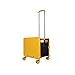 yaunli Chariot de Pliage Shopping Ménage Pliant Chariot Portable Panier d'épicerie Pliant Chariot Commercial Panier Portable Pliable (Couleur : Yellow, Size : 35x36x40x105.5cm)