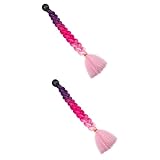 Tresses de casque avec ventouse : principalement fabriquées à partir de matériaux sûrs et doux, durables et pratiques, avec une excellente texture.