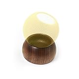 NewFantasia Walnut Wood Stand Compatible with Homepod mini, Built-in Cable Design All Solid Wood Holder Mount for Homepod mini
