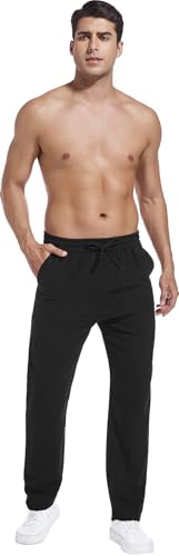 Hoerev Linen Cotton Casual Trousers - Breathe Easy with Lightweight Beach Shore Pants3