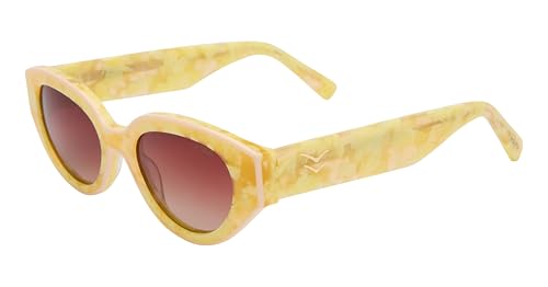I-SEA Women's Polarized Sunglasses - Suki - Citrus/Brown Gradient Lens3