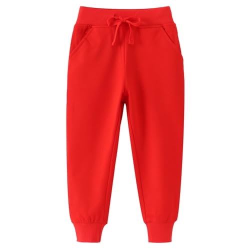 Image of Little Boys Jogger Pants Toddler Boys' Drawstring Elastic Waist Cotton Casual Sweatpants 1PC / 2 PCS Set