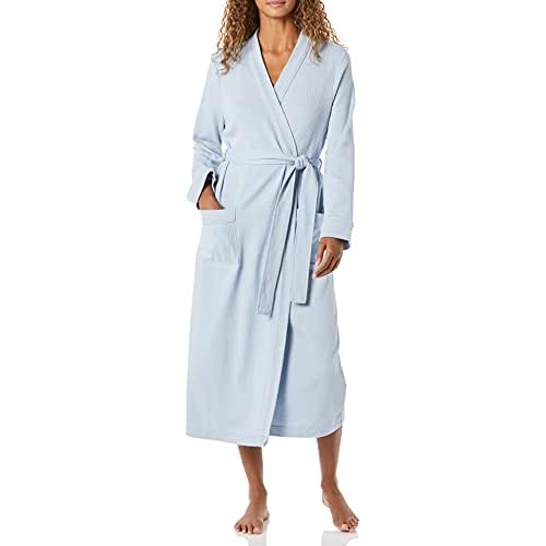 Amazon Essentials Women’s Lightweight Waffle Full-Length Robe (Available in Plus Size)