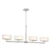 Vaxcel Four Light Linear Chandelier P0001 Four Light Linear Chandelier