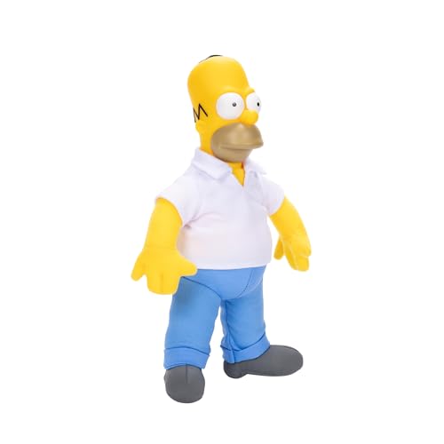 Jakks Pacific The Simpsons Homer Plush 25cm, Officially Licensed, Soft Plush Homer with Sculpted Head - Image 3