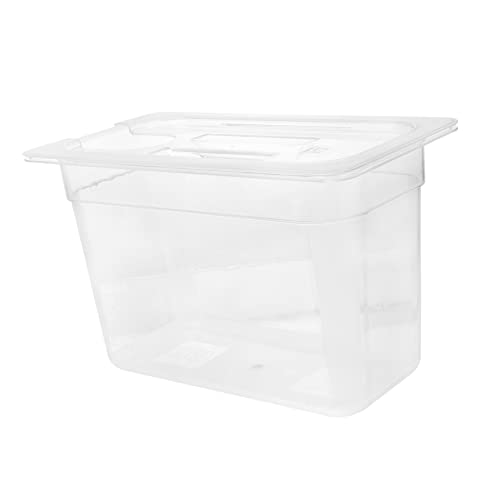 STOBOK 6l Slow Cooker Container Lids Small Sous Vide Containers Kitchen Storage Case Vegetable Storage Box Crystal Visibility