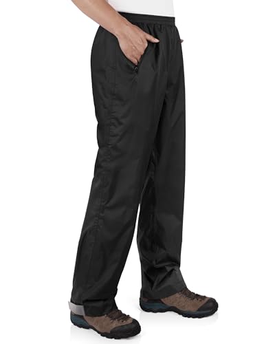 33,000ft Opvouwbare regenbroek voor heren, waterdicht, lichte fietsbroek, winddicht, reflecterende wandelbroek voor golf, outdoor, vissen - Afbeelding 3