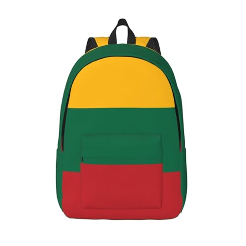 Sac à dos en toile Lituanie solide pour transporter vos affaires