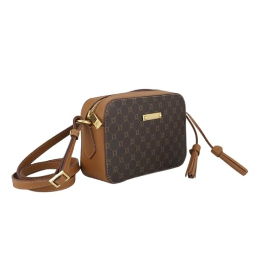 Bolsa Luz da Lua Tiracolo Média Monograma Mocca