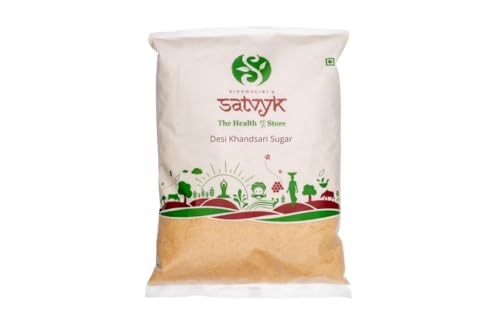 S Siddhagiri’s SATVYK THE HEALTH re STORE Organic Unrefined Desi Khandsari Sugar -Raw, Natural & Unprocessed. (5kg) S Siddhagiri’s SATVYK THE HEALTH re STORE Organic Unrefined Desi Khandsari Sugar -Raw, Natural & Unprocessed. (5kg)