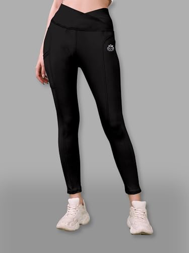 Image of Tight /Pants /Legging with Side Pocket, Stretchy Tights and a high Waist for Women and Girls' use in The Gym,Yoga,Running,Cycling