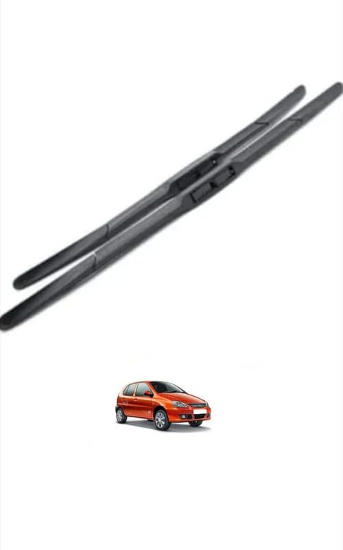 Image of AWB Front Hybrid Wiper Blade Compatible with Tata Indica V2,Size- 24 inch16 inch(Pack of 2)