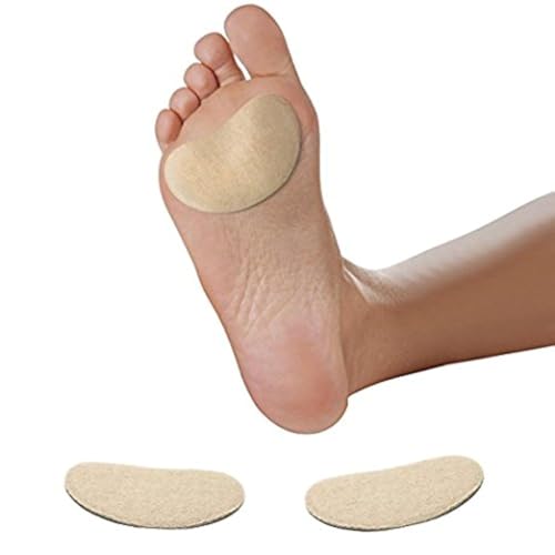 Adhesive Moleskin for Feet - Blister Bandages Precut Kidney Metatarsal