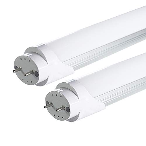 LED蛍光灯 40W形 T8直管 18W消費電力 120cm G13口金 昼光色(6500K) 高輝度 2600LM グロー式工事不要 PL保険 2年保証 家庭、事務所、病院、学校に適用 2本セット