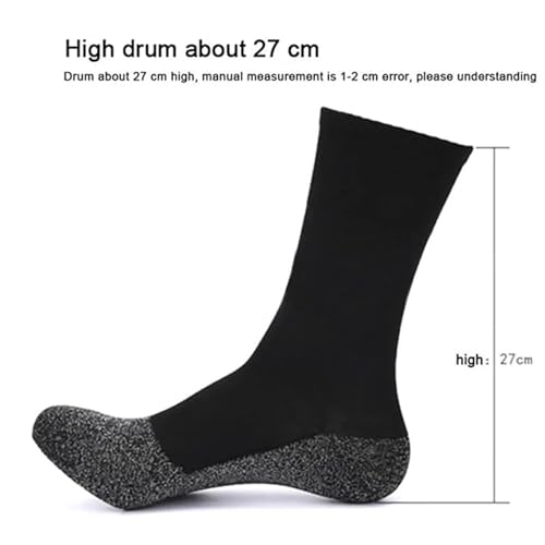 PSNKLMM 3Paris – Chaussettes chauffantes Thermiques à 35 degrés, en Fibers aluminisées, épaisses, élastiques, Super Douces, Gardent Les Pieds au Chaud, Tube de Ski, Hiver – vue 6