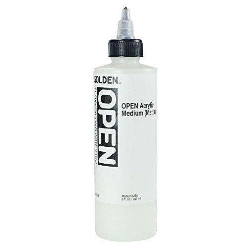 Golden Open Acrylic Medium - Matte 8 oz Bottle Golden Open Acrylic Medium - Matte 8 oz Bottle