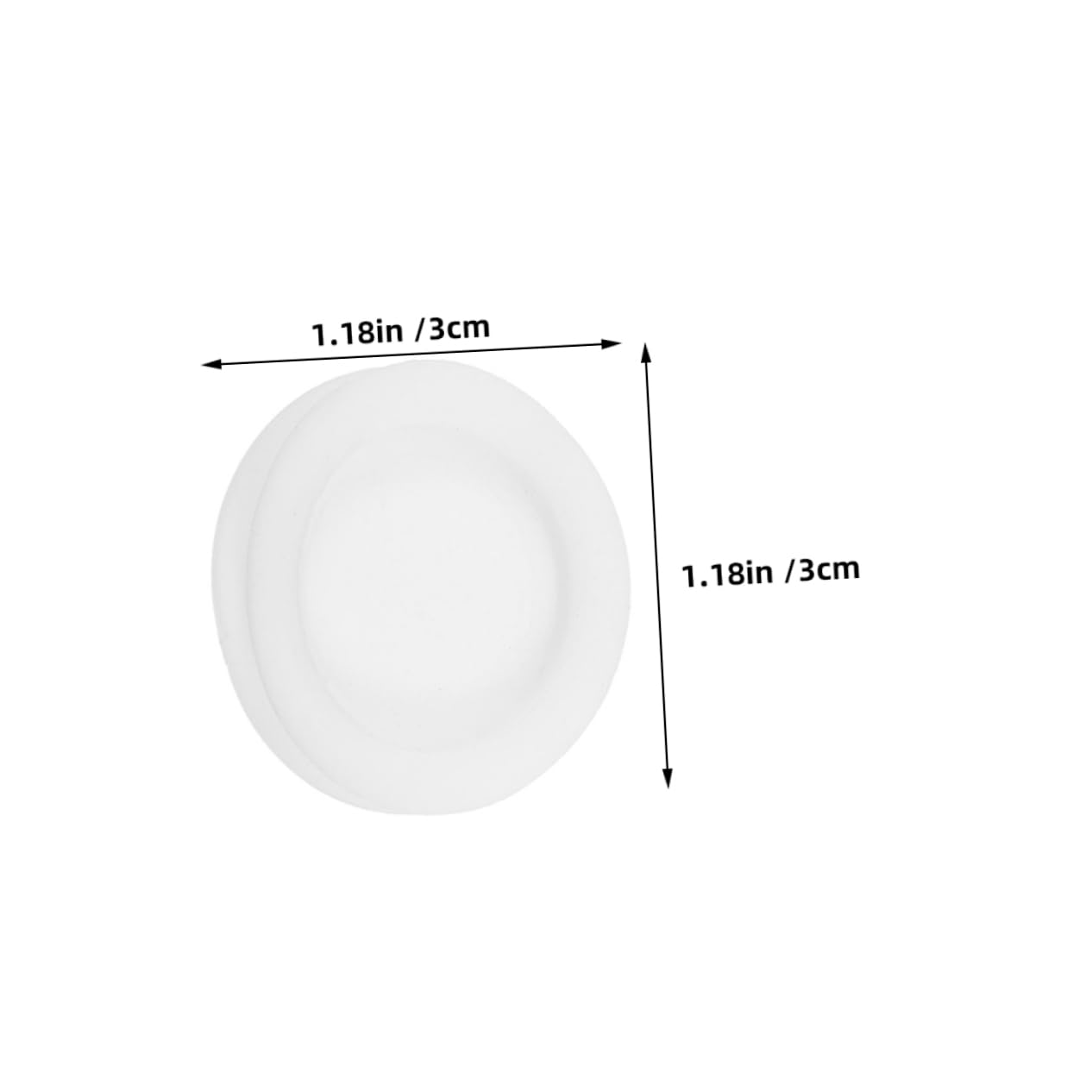 WHAMVOX Money Saving Box Plug Covers 10 Pcs Round Rubber Stoppers Sealing Plug for Piggy Bank