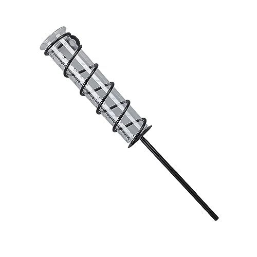 Medidor de Chuva Em Espiral, Medidor de água de Chuva Fácil de Ler, Preciso e Amigável para Jardim (