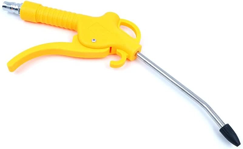 Air Blow Gun with Adaptor Powerful Pneumatic Blowing Dust Gun Duster Clean Up Tool for Cleaning Debris from a Work Space, Drying Wet Surfaces, Blowing Up Balloons (4",10cm)