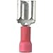 Panduit DV18-250B-MY Female Disconnect, Vinyl Barrel Insulated, Butted Seam, 22 - 18 AWG, .250 x .032" Tab Size