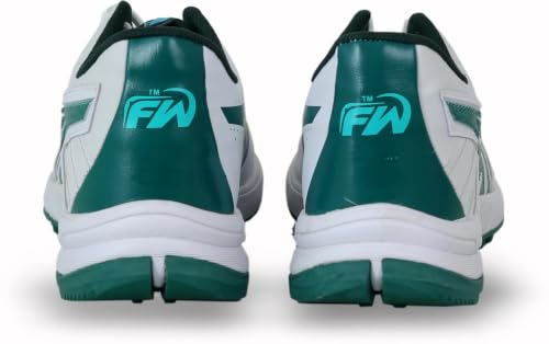 Image of FW Men's Cricket Shoes | Cricket Shoes for Men for Training & Practice | Studded Grip Sports Shoes with Lace-Up Design | Outdoor Cricket Footwear