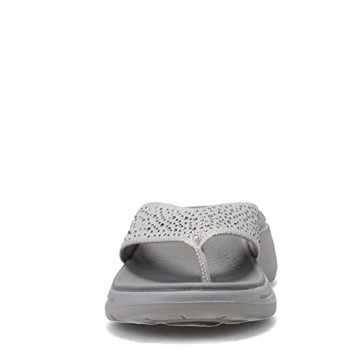 Skechers Skechers Performance Go Walk Arch FitDazzle Womens Sandal 11 BM US Grey