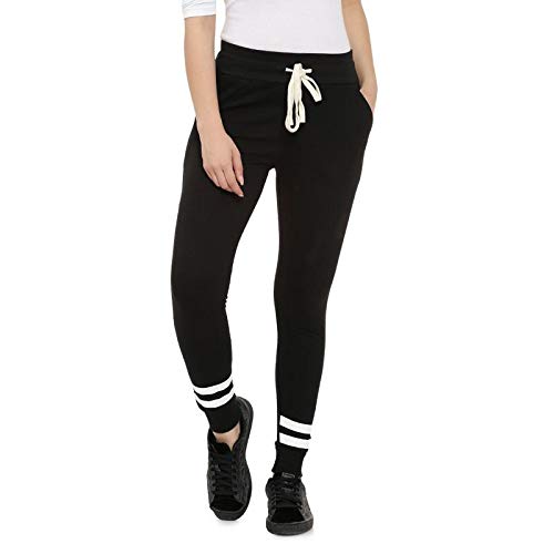 Campus Sutra Women's Stripes Trackpant in neutral