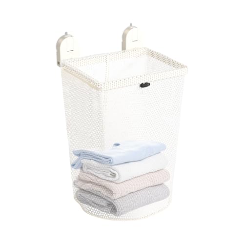 Cesta Para Ropa Sucia,de Almacenamiento Plegable con Ventosas | Cesta De Lavandería Con De Malla,Para Organización De Hogar Baño Ropa Y Accesorios