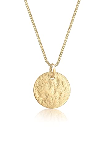 Collier en argent sterling 925 d'une brillance martelée unique