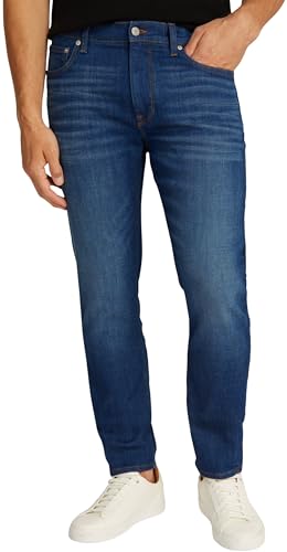 Tommy Hilfiger Herren Jeans Hose Houston Flex Tucson Tapered Fit, Blau (Mohave Indigo), 34W/38L Tommy Hilfiger Herren Jeans Hose Houston Flex Tucson Tapered Fit, Blau (Mohave Indigo), 34W/38L