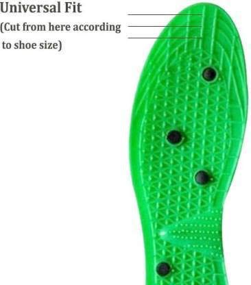 ACi Acupressure Bio-Magnetic Foot Mat for Stress and Pain relief With Yoko Polyplastics Sole Height Increase Reflexology Device Yellow Green 1