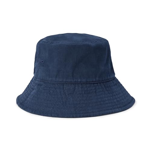 Amazon Essentials Womens Washed Cotton Bucket Hat Navy Small-Medium