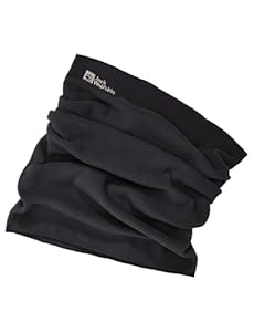 Jack Wolfskin REAL Stuff Loop Schal Schwarz