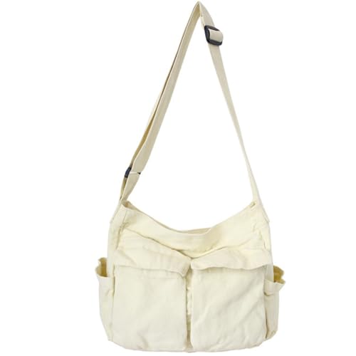 Porte-documents pour hommes et filles à bandoulière en toile