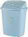 GTKINGD Kosz na śmieci, 6,6 galona kosz na śmieci z pokrywą obrotową, 30 litrów prostokątny kosz łazienkowy o pojemności 30 litrów, kosz na śmieci kuchenny na śmieci wewnątrz (nazwa koloru: jasnoniebieski)